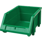 Kleton Stack & Hang Bin, 4-13/16" W x 3-3/16" H x 7-1/8" D, Green - 12 Pack-Capacity: 6 lbs.