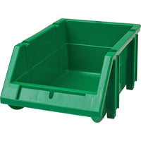 Kleton Stack & Hang Bin, 4-13/16" W x 3-3/16" H x 7-1/8" D, Green - 12 Pack-Capacity: 6 lbs.
