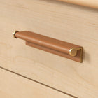 Sauder 59"W Whitaker Point Desk - Natural Maple-   Desktop has two grommet holes and cord pass-through for electrical cord access