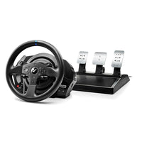 T300 GT Racing Wheel-Detachable, realistic 11 inch/28 cm diameter racing wheel, featuring reinforced textured rubber cladding on the wheel’s entire circumference.