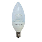 Northern Stars 80038 LED Light Bulb, Candelabra B10 5W, Dimmable, Clear, White, 10 Pack-LED Candelabra B10 5W, Warm white (Soft white)