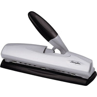 Swingline LightTouch Lever Professional 2- or 3-Hole Punch, 12-Sheet Capacity-Ergonomic design with all-metal construction