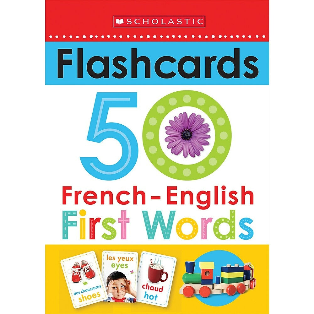 Scholastic Early Learners Flashcards, 50 First Words, English