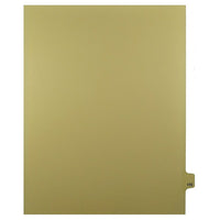 Mark Maker Legal Exhibit Index Tab Buff Single Tabs, 1/25th Cut, Letter Size, No Holes, Number 172, 25 Pack-Buff Single Tabs, 1/25th Cut
