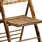 Flash Furniture American Champion Bamboo Folding Chair-Designed for Indoor and Outdoor Use