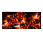 Designart Orange Startbusts Contemporary Canvas Art, (PT3060-32-16)-Print