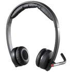 Logitech 981-000516 H820E Dual Headset-Padded leatherette headband and ear pad