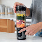 Ninja Blast 18oz Portable Blender - Black-Easy to Carry - take your drink on the go with a comfortable, hinged carry handle