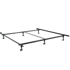 CorLiving BAL-201-F Adjustable Queen or King Metal Bed Frame, Black-Metal bed frame easily adjusts to fit queen or king mattress