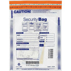Deluxe Single Pocket Deposit Bag, Clear, 9" x 12" , 100 Pack (W53849-100)-Ideal for day or night drop deposits or other cash shipments