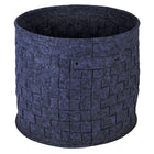 Truu Design Round Felt Woven Storage Baskets, 14 inches, Dark Grey, 5 Pack-Material: each storage basket is made of high-quality felted fabric that is water-resistant and durable, perfect material that will bring coziness and warmth to your home