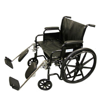 Bios Bariatric Wheelchair-The EZee Life  24" (61 cm)  bariatric wheelchair is a heavy duty wheelchair with a weight capacity of 400lbs (181 kg)