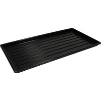 Storex Plastic Boot Tray - 14"W x 27"L - Black-Great for the garden, pets, boots, and shoes