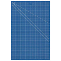 Westcott 24"x36" Double Sided Cutting Mat, Blue-Made of a unique composite material, providing a non-stick, non-marring surface. Ideal for a wide variety of applications - industry, office, school or home
