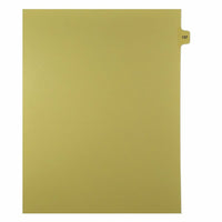 Mark Maker Legal Exhibit Index Tab Buff Single Tabs, 1/15th Cut, Letter Size, No Holes, Number 137, 25 Pack-Buff Single Tabs, 1/15th Cut