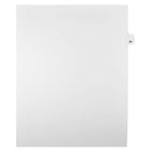 Mark Maker Legal Exhibit Index Tab White Single Tabs, 1/25th Cut, Letter Size, No Holes, Number 56, 25 Pack-White Single Tabs, 1/25th Cut