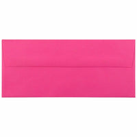 JAM Paper #10 Business Coloured Envelopes - 4.125" x 9.5" - Ultra Fuchsia Pink - 50 Pack-Colour: Fuchsia Hot Colour: Pink Envelopes