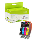 fuzion Canon CLI-271XLC (CLI-271XLBK) Compatible Inkjet Cartridges - High Yield - Black/Cyan/Magenta/Yellow - 4 Pack-Ink Colour: Black, Cyan, Magenta, Yellow