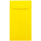 JAM Paper #7 Coin Envelopes, 3 1/2 x 6 1/2, Brite Hue Yellow, 50 Pack-Coin Envelopes
