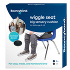 Bouncyband Big Wiggle Seat Sensory Cushion, Dark Grey-Quietly enables movement, allowing students to be productive while working