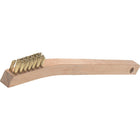 Osborn V-Trim Small Handle Scratch Brushes, Stainless Steel, 3 x 7 Wire Rows, 7-7/8" Long - 12 Pack-Brush Length: 1-1/2"