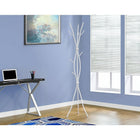 Monarch Specialties - 2063 Patere - Metal Blanc-Dimensions : 19 long. x 19 larg. x 74 haut. (po)