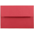 JAM Paper A8 Invitation Envelopes, 5.5 x 8.125, Brite Hue Red Recycled, 100 Pack (27799g)-Christmas red