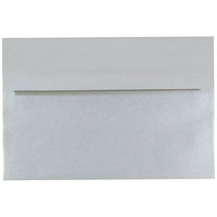 JAM Paper A8 Invitation Envelopes, 5.5 x 8.125, Stardream Metallic Silver, 50 Pack (V018294I)-Silver stardream metallic envelope