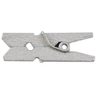 JAM Paper Wood Clothing Pin Clips, Small 7/8, Silver, 2 Packs of 50, 100 Total (230726887a)-4