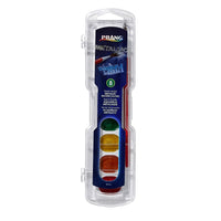 Prang Metallic Washable Watercolours with Brush-Semi-moist for long lasting colour