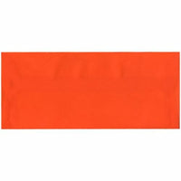 JAM Paper #10 Business Envelopes - 4 1/8" x 9 1/2" - Orange Translucent Vellum - 25 Pack-Colour: Orange Translucent