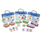 Learning Resources Puzzle Cards - Multicolor - Set of All 5-Self-correcting puzzles ensure there's only one right answer