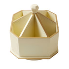 Martha Stewart Lazy Susan Desk Organizer - Beige-Provides six compartments to easily store all your supplies