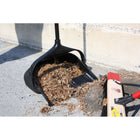 Rubbermaid Lobby Pro Upright Dust Pan - Black-12.8" vinyl coated metal handle
