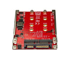 StarTech Dual-Slot M.2 Drive to SATA Adapter for 2.5" Drive Bay-Open-frame steel mounting bracket with 2.5" SATA form factor housing