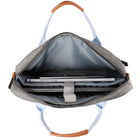 Vangoddy Shoulder Carrying Bag with Handle For 14" Laptop - Gey-Dual zipper openings along with padded carrying straps for convenient access and comfortable wear
