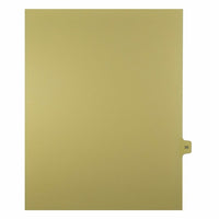 Mark Maker Legal Exhibit Index Tab Buff Single Tabs, 1/15th Cut, Letter Size, No Holes, Number 56, 25 Pack-Buff Single Tabs, 1/15th Cut