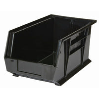 Recycled Stack & Hang Bins, Plastic, Black, 14-3/4" x 8-1/4" x 7" (CF849), 12 Pack-Qty/Pk - 12