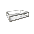 Eddie’s Hang-Up Display Ltd. - Vitrine de comptoir en aluminium argenté, plat (165062)-Petite vitrine de comptoir idéale pour l’affichage de la marchandise précieuse ou des objets de collection