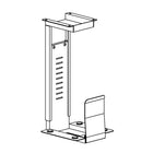 Heartwood 100-2-HCPU Hanging CPU Holder, Black-3.5" min W x 8.25" D x 15.4" min H