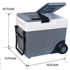 Koolatron W65 Kool Wheeler Cooler-Reverse the power cord to turn the cooler into a warmer