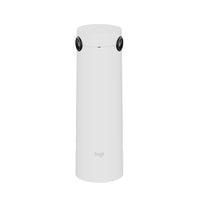 Logitech Sight Tabletop Camera - White-With a pickup range of 2.3 m, it is designed for medium-to-large rooms, intelligently detecting and capturing conversation and nonverbals clearly