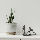 Truu Design Bronze-Look Hockey Player Sculpture, 7.75 x 5.25 x 6 inches, Brown-Versatile: use it as a regular home decor piece or gift it to your friends, family member, and co-workers