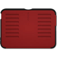 Zugu Magnetic Folio Stand Case for iPad mini 7th Gen (A17 Pro) and iPad mini 6th Gen 8.3" (2021) - Red (Cherry)-Magnetic Folio Case