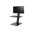 Humanscale Quickstand Eco - Single Monitor Stand - QSEBS-Designed to accommodate users of varying heights with 18.6" of work surface adjustment