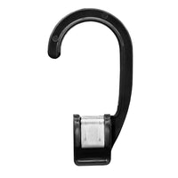 Eddie's Large Clip Hook Hanger - 3.5" L - Black - 100 Pack (140202-100)-Large black grabber hanger