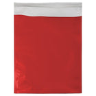 JAM Paper Foil Envelopes with Self Adhesive Closure, 10 x 13, Open End, Red, 25 Pack (1323321)-Opening: open end