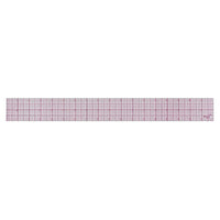 C-THRU 8ths Bevelled Ruler, 18”, 12 Pack-Calibrated in 16ths to the inch