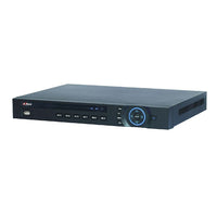 SeqCam 16 Channel 1U 8PoE Network Video Recorder, 2" x 14.8" x 11.2", Black-Up to 16 channel with 1080P realtime live view