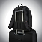 Samsonite Pro Slim Backpack 15.6", Black-15.6" laptop compartment with Fast Fit adjustable laptop sleeve includes tricot lining.